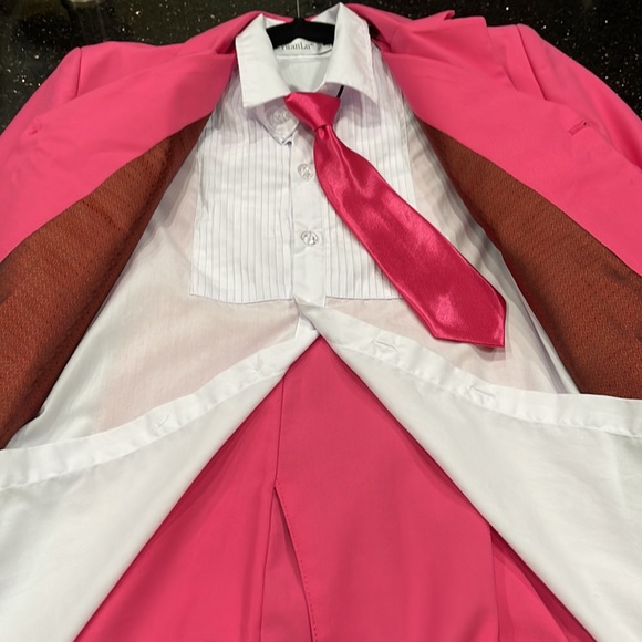 Yanlu 5 piece formal suit. Jacket, vest, pants, shirt tie. - Picture 6 of 7